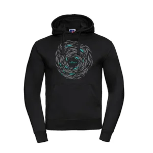 Sudadera negra con capucha THE CHOSEN