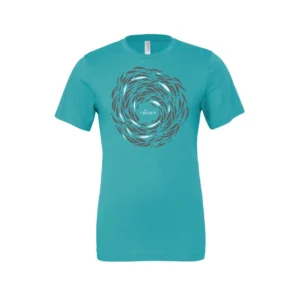 Camiseta THE CHOSEN con el logo A Contracorriente – Color Teal