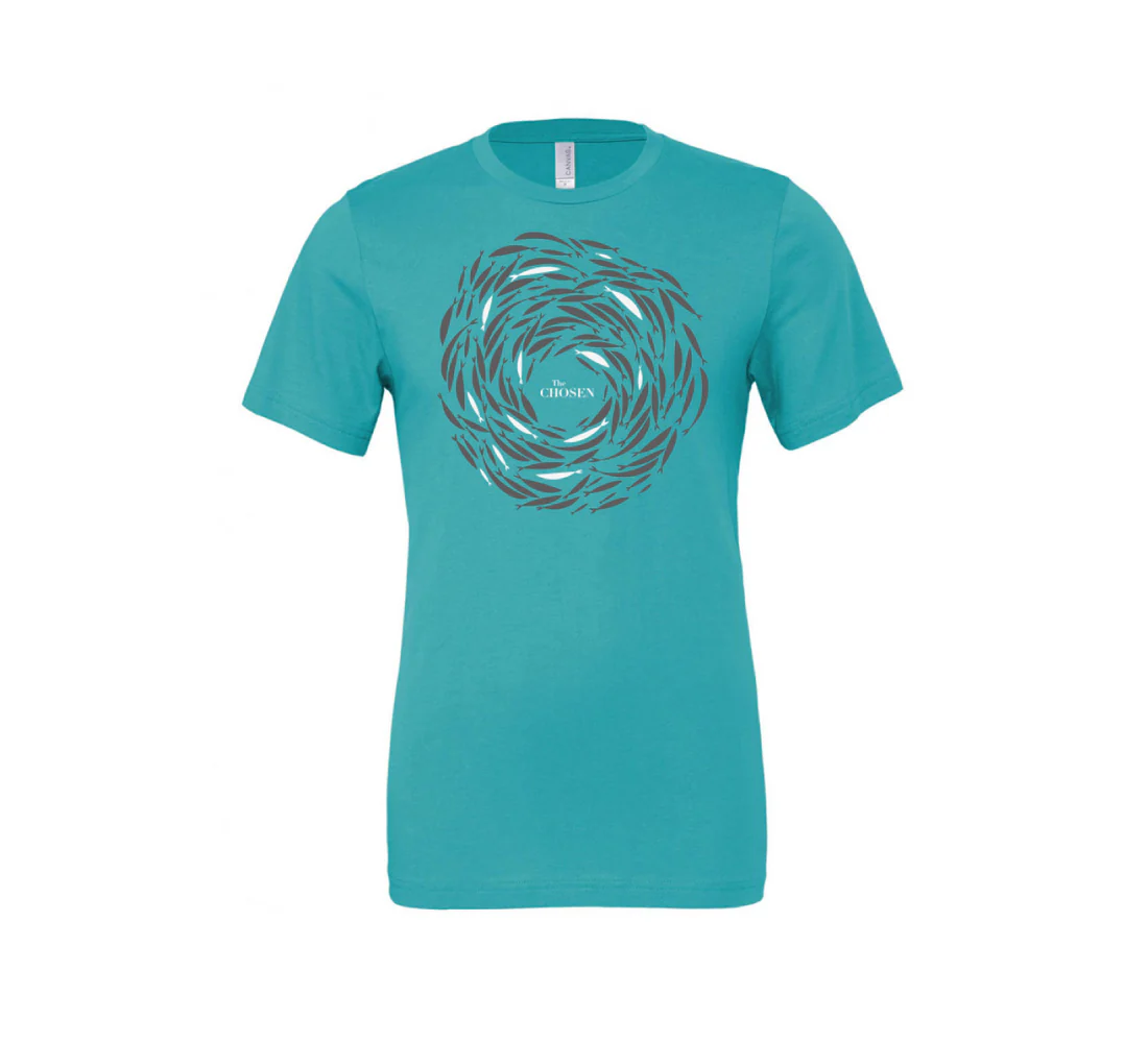 Camiseta THE CHOSEN con el logo A Contracorriente – Color Teal