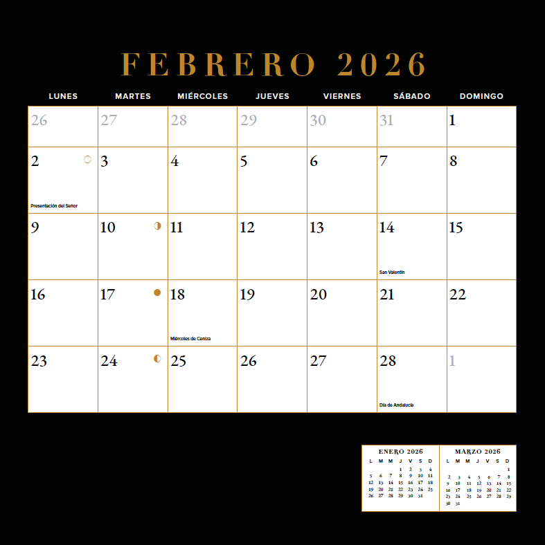 Calendario de pared Oficial The Chosen 2026 - Imagen 4