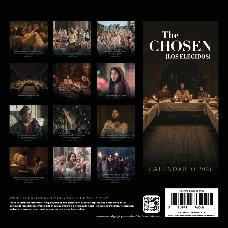 Calendario de pared Oficial The Chosen 2026 - Imagen 2
